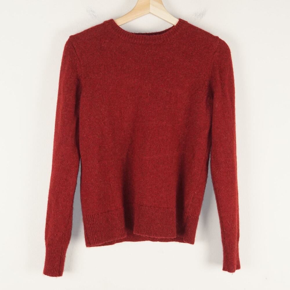 Pendleton Red Crew Neck Washable Shetland Wool Sweater Mens Sz S